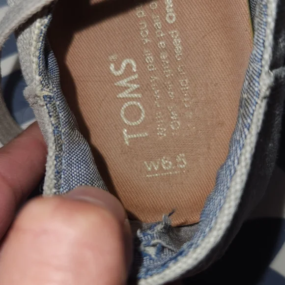 💣 5 For $20 Toms Gray Women's Sneakers - Picture 6 of 9